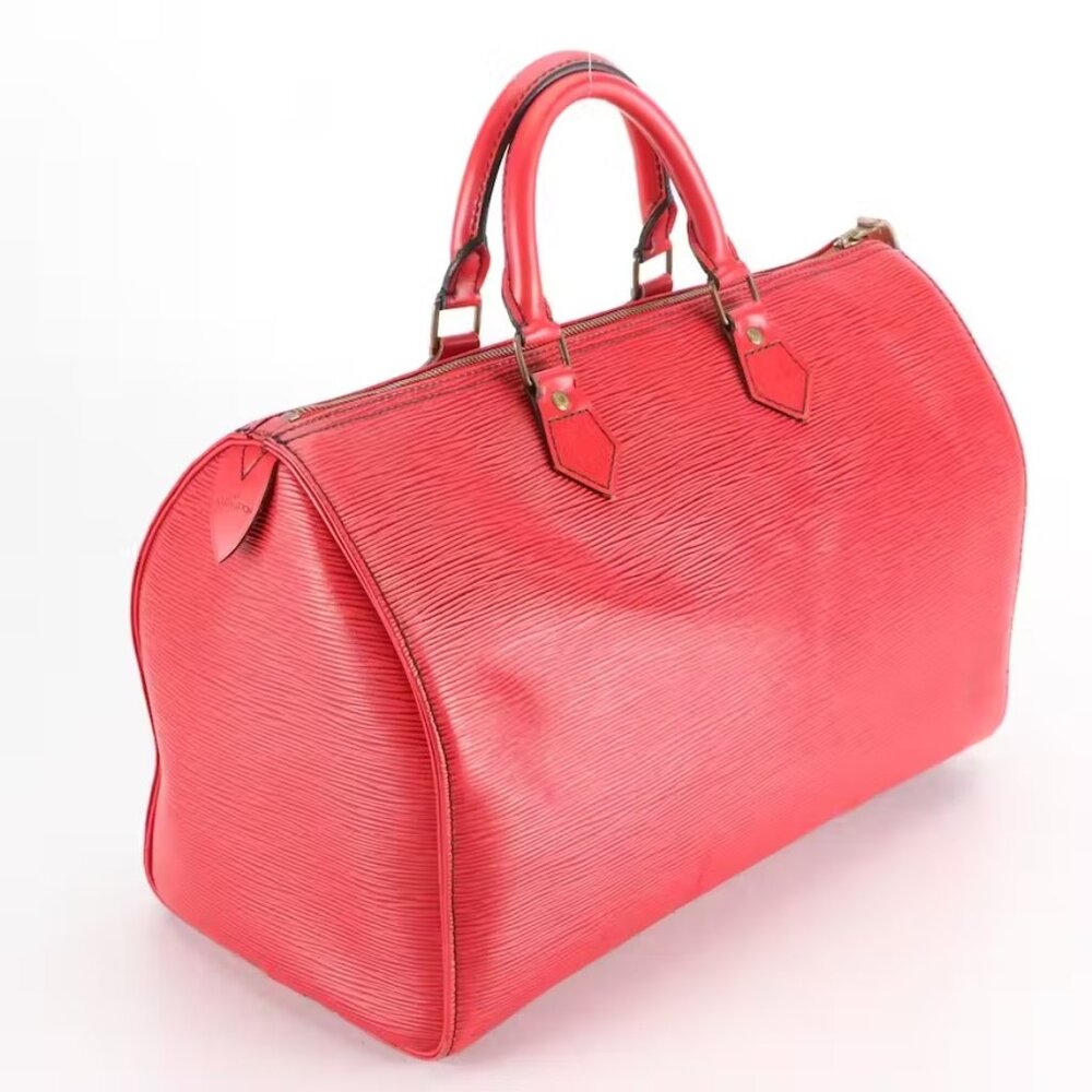 Louis Vuitton Speedy 35 in Castilian Red Epi Leather